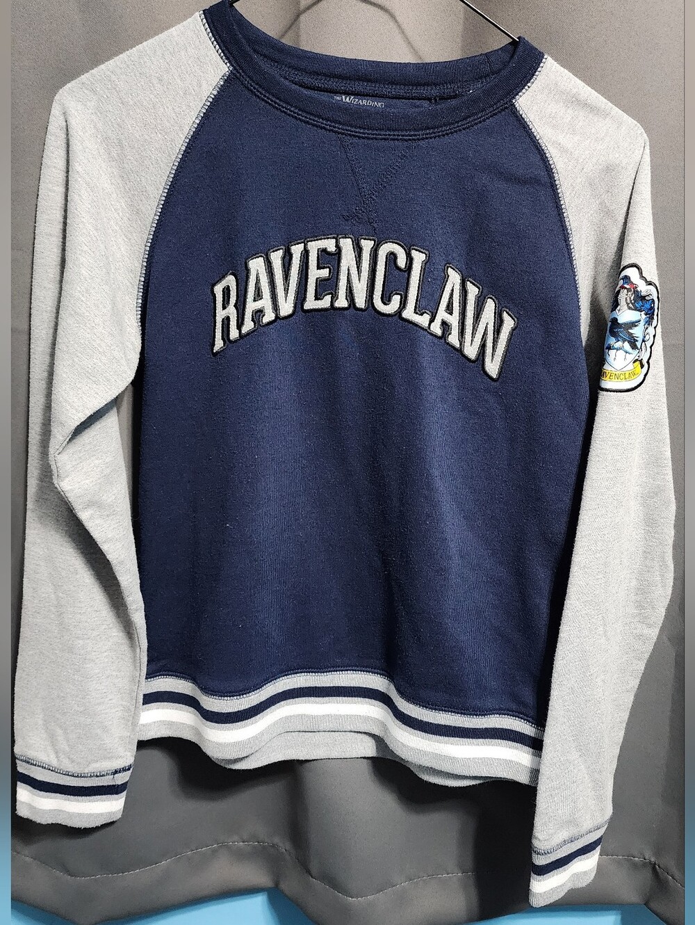 Universal Studios Harry Potter Ravenclaw Sweatshirt Kids Unisex Large Navy Grey